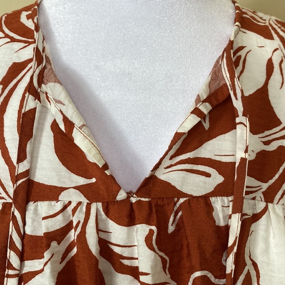 a new day | Fall Top | Brown & White | Medium - Picture 7 of 10